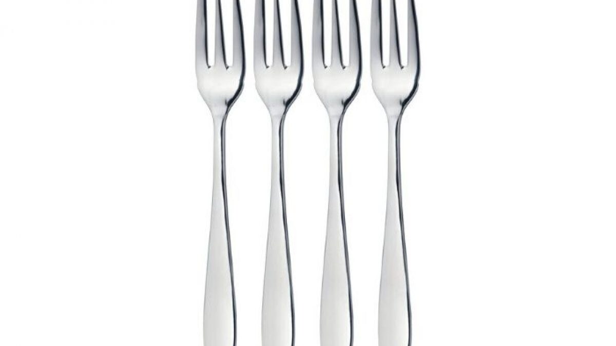 huahuajia Forchette da Tavola Forchette da Frutta Forchettine da Dolce in Acciaio Inox Forchetta Torta Design Semplice Rose,5color