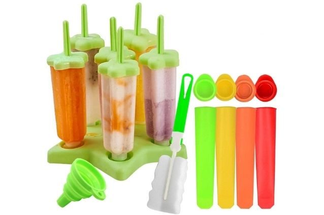 Stampo Per Ghiaccioli Ananas NOWON - 12 Cavità In Silicone Per Gelati Fai-da-Te Estivi