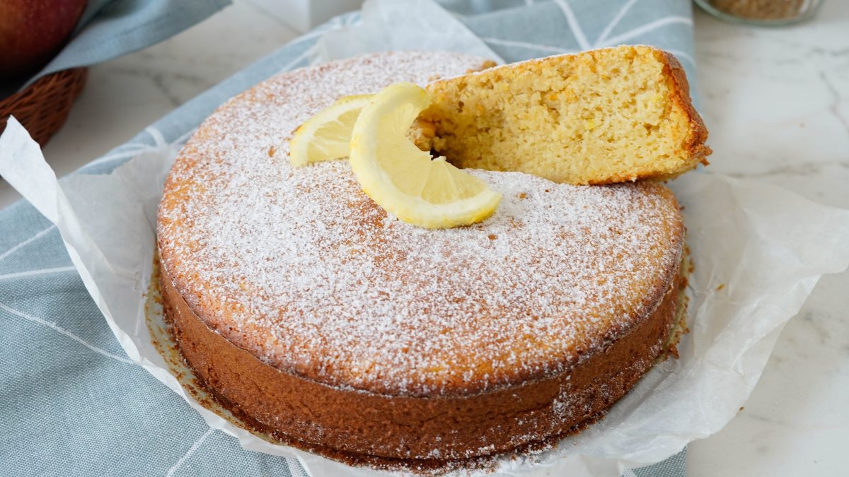 torta con farina di castagne e mele