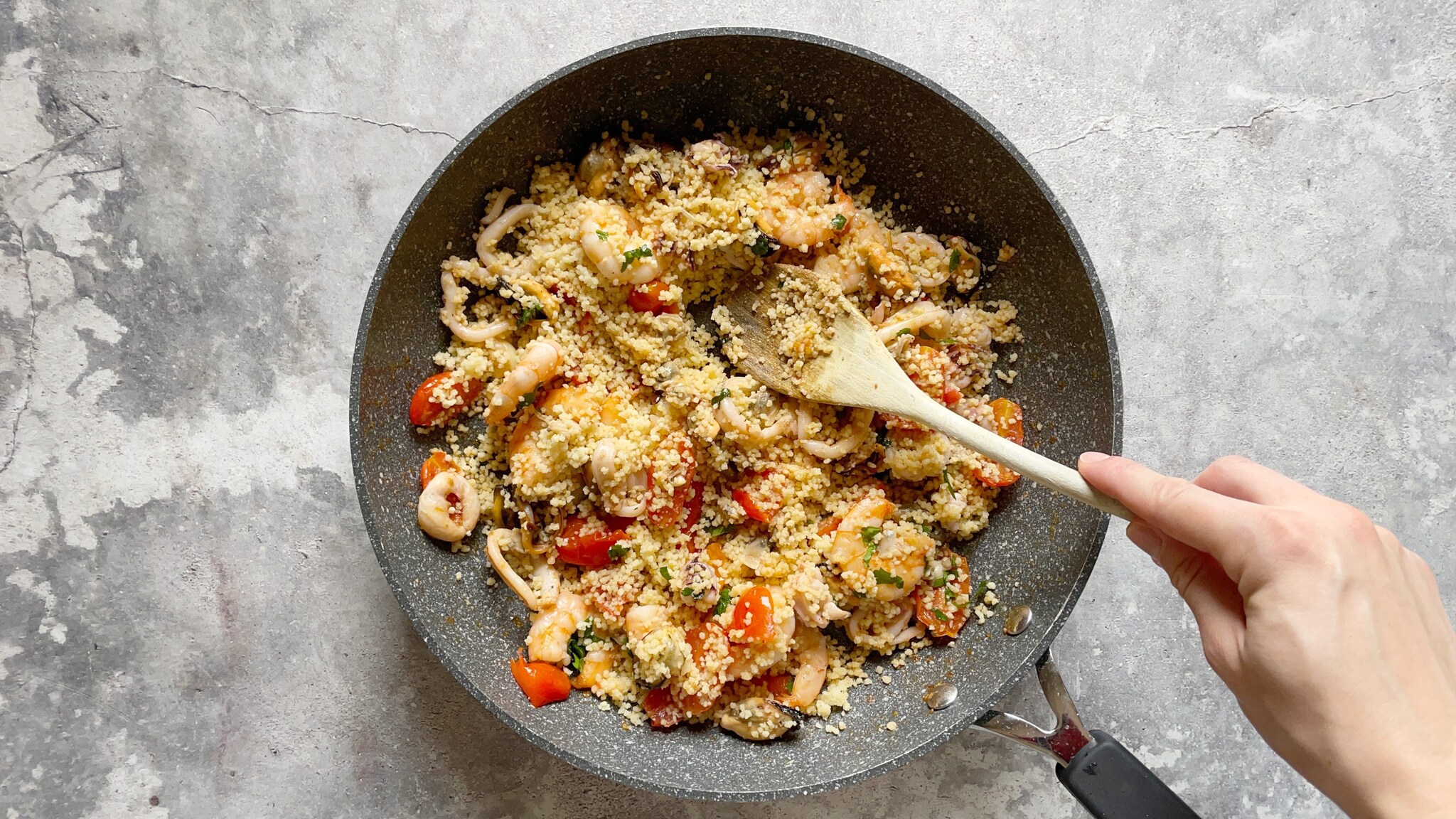 cous cous frutti di mare