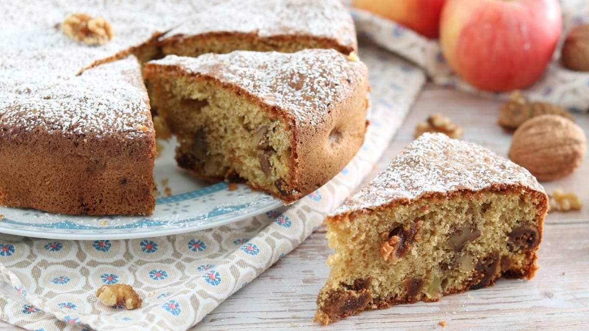 torta fichi secchi e noci