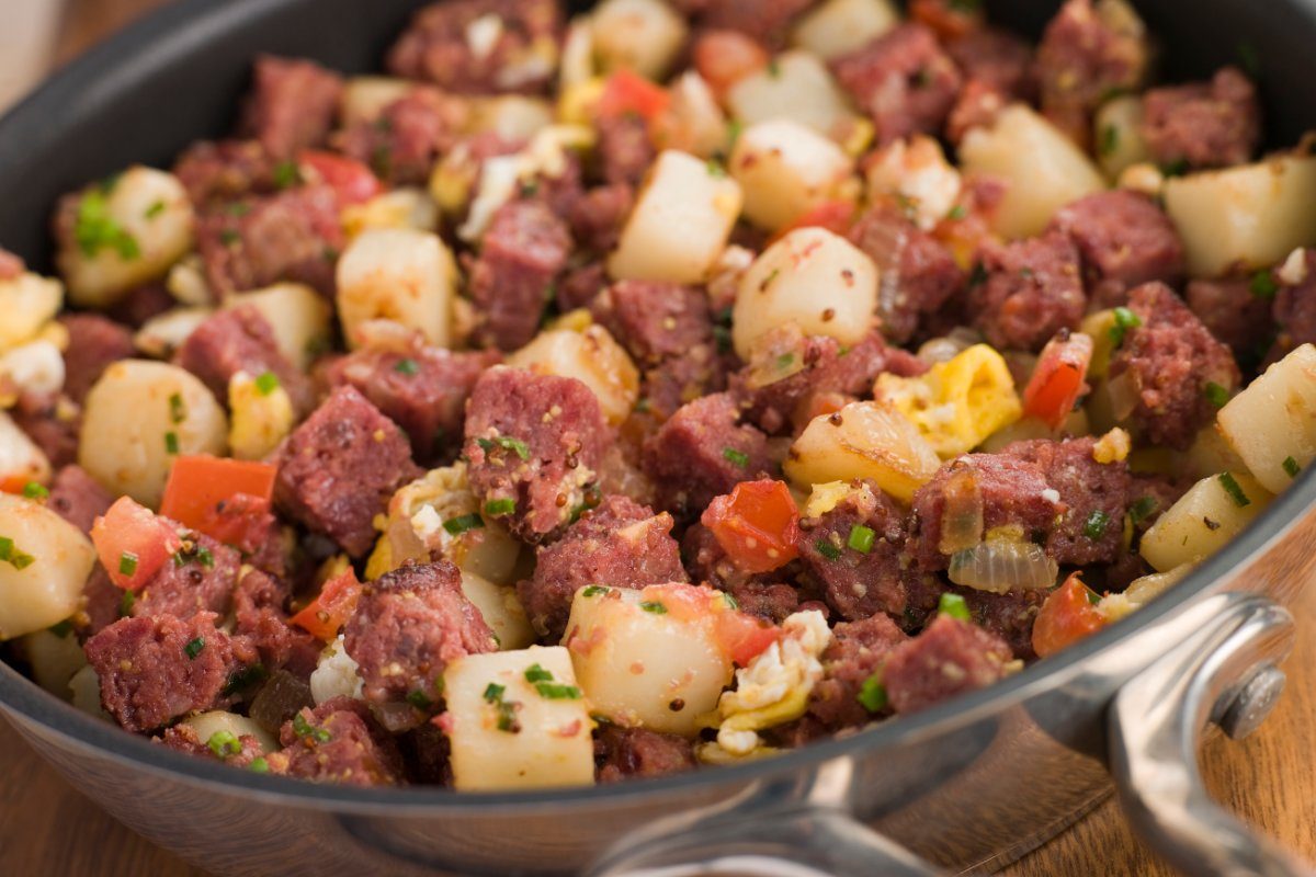 Corned Beef Hash a traditional meal full of flavor