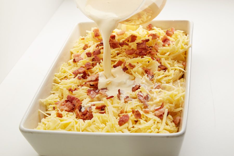 Potato Egg Casserole simple but tasty and filling meal