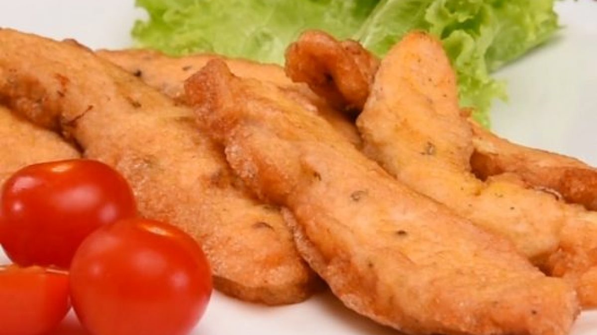 Homemade Fried Chicken Strips how to make them crispy outside and