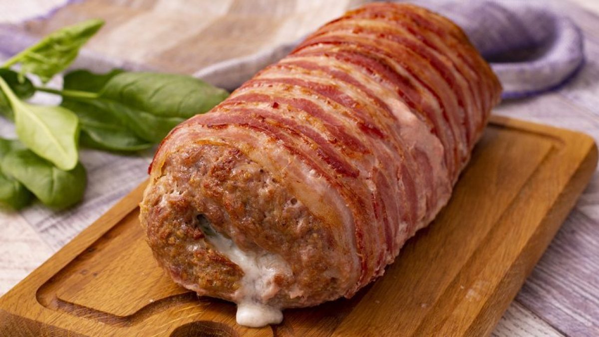 Bacon Wrapped Chicken Meatloaf the moist and juicy recipe for a