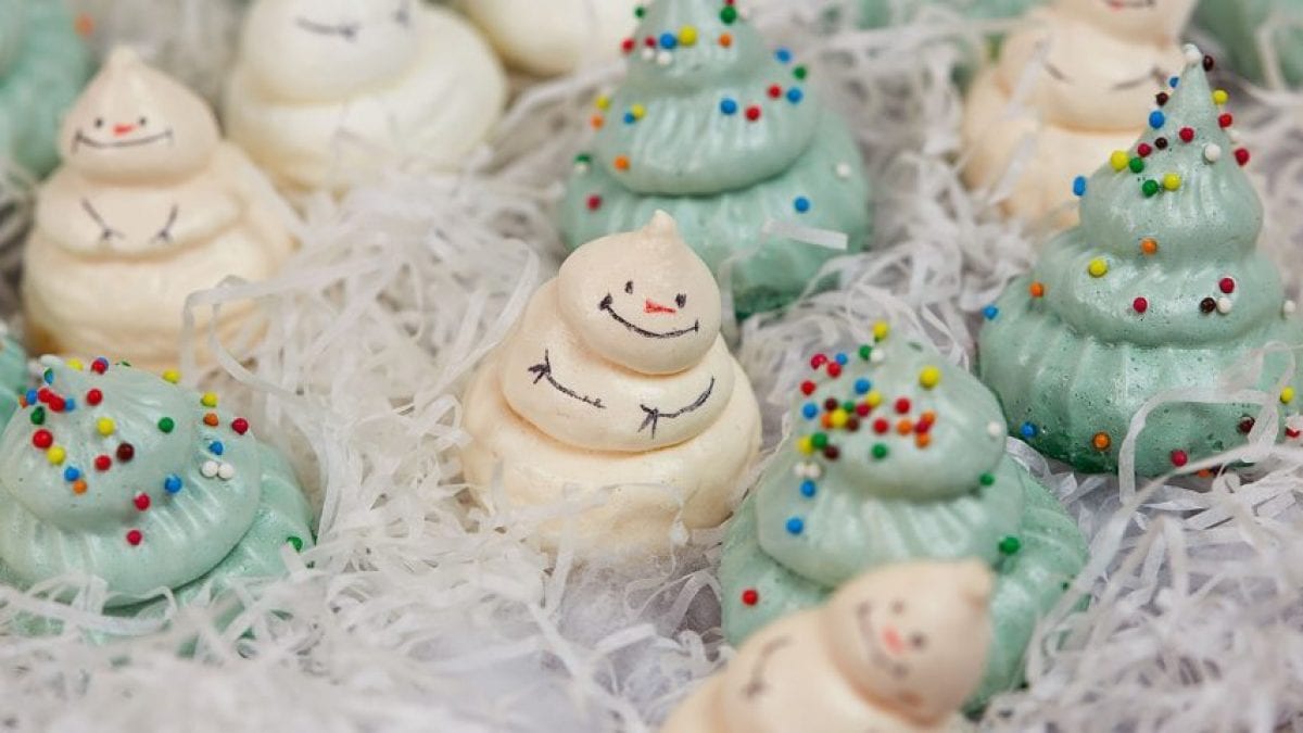 Meringue Snowmen Recipe