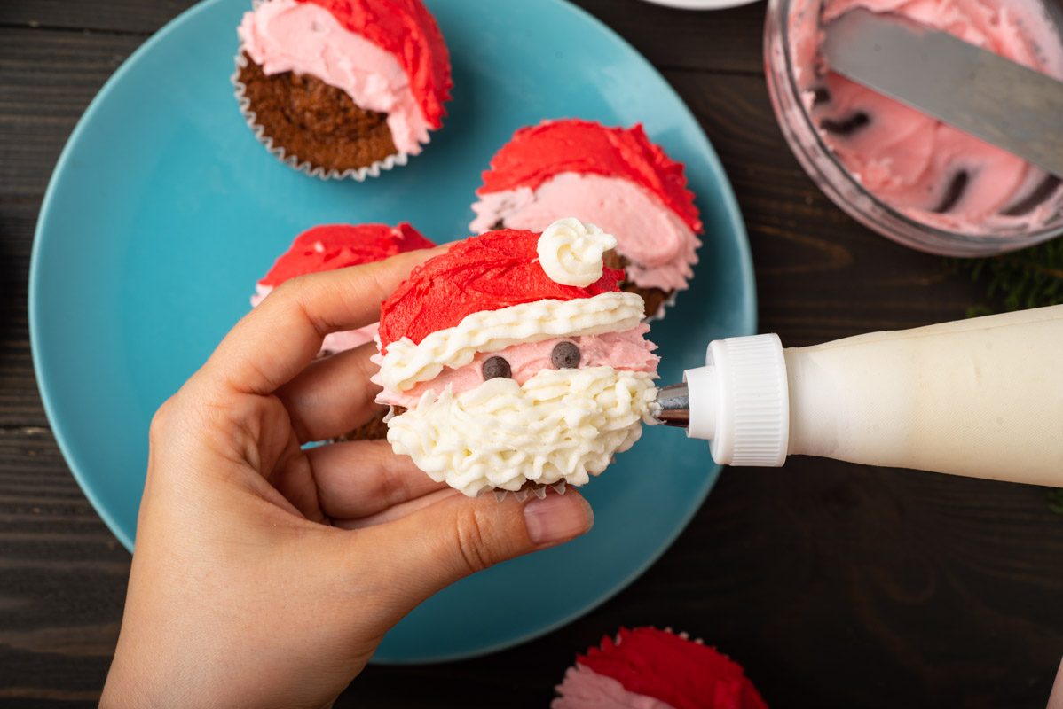 Santa Cupcakes Recipe