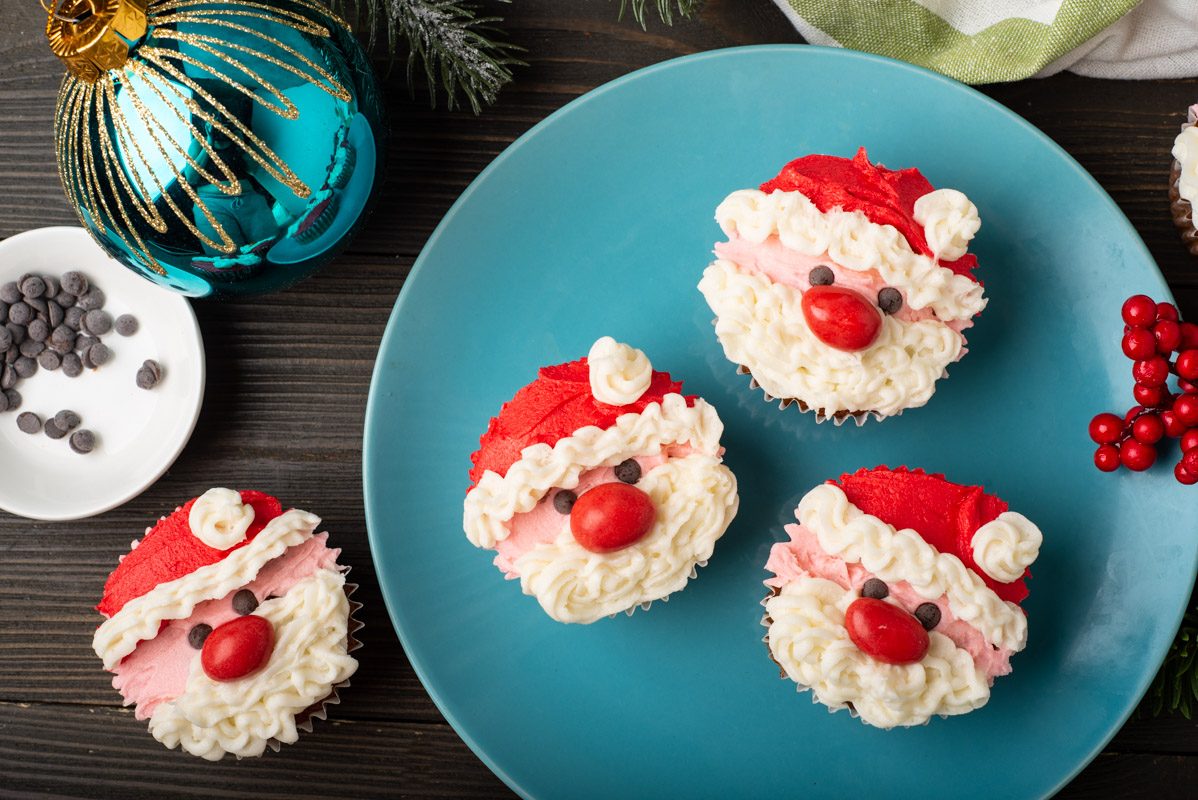 Santa Cupcakes Recipe