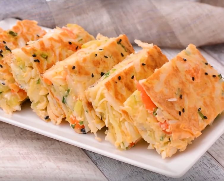 Cabbage Omelette Recipe