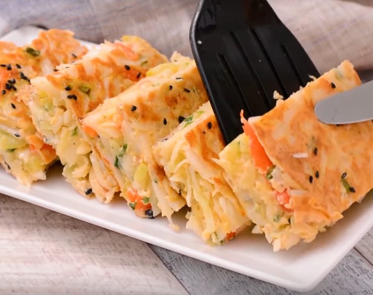Cabbage Omelette Recipe