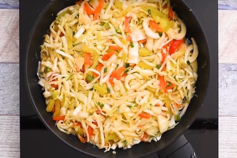 Cabbage Omelette Recipe