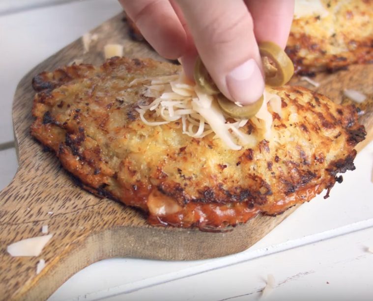 LowCarb Cauliflower Calzone Recipe