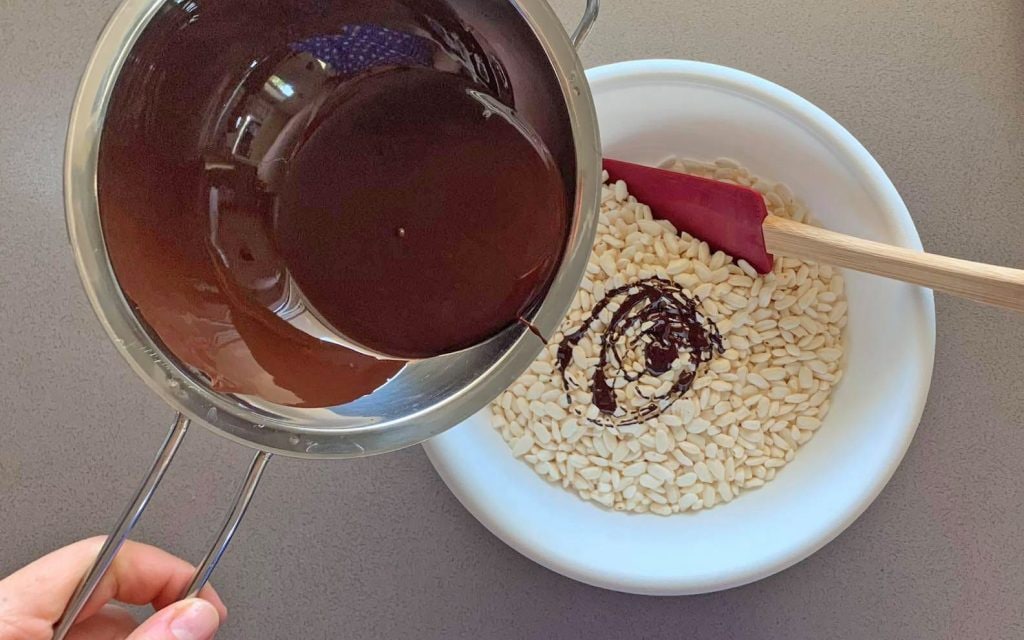 Rice Cereal Chocolate Cheesecake Recipe