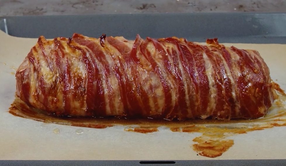 Bacon Wrapped Chicken Meatloaf the moist and juicy recipe for a