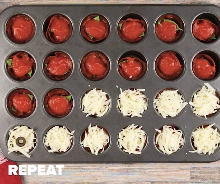 Pepperoni Pizza Cup Recipe