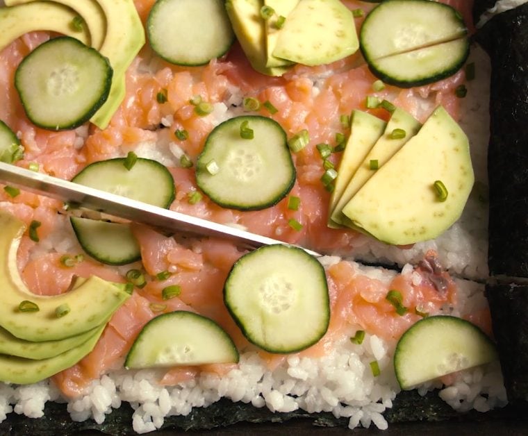 Sushi Pizza Recipe