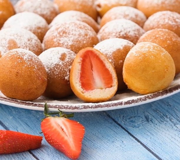DeepFried Strawberries Recipe