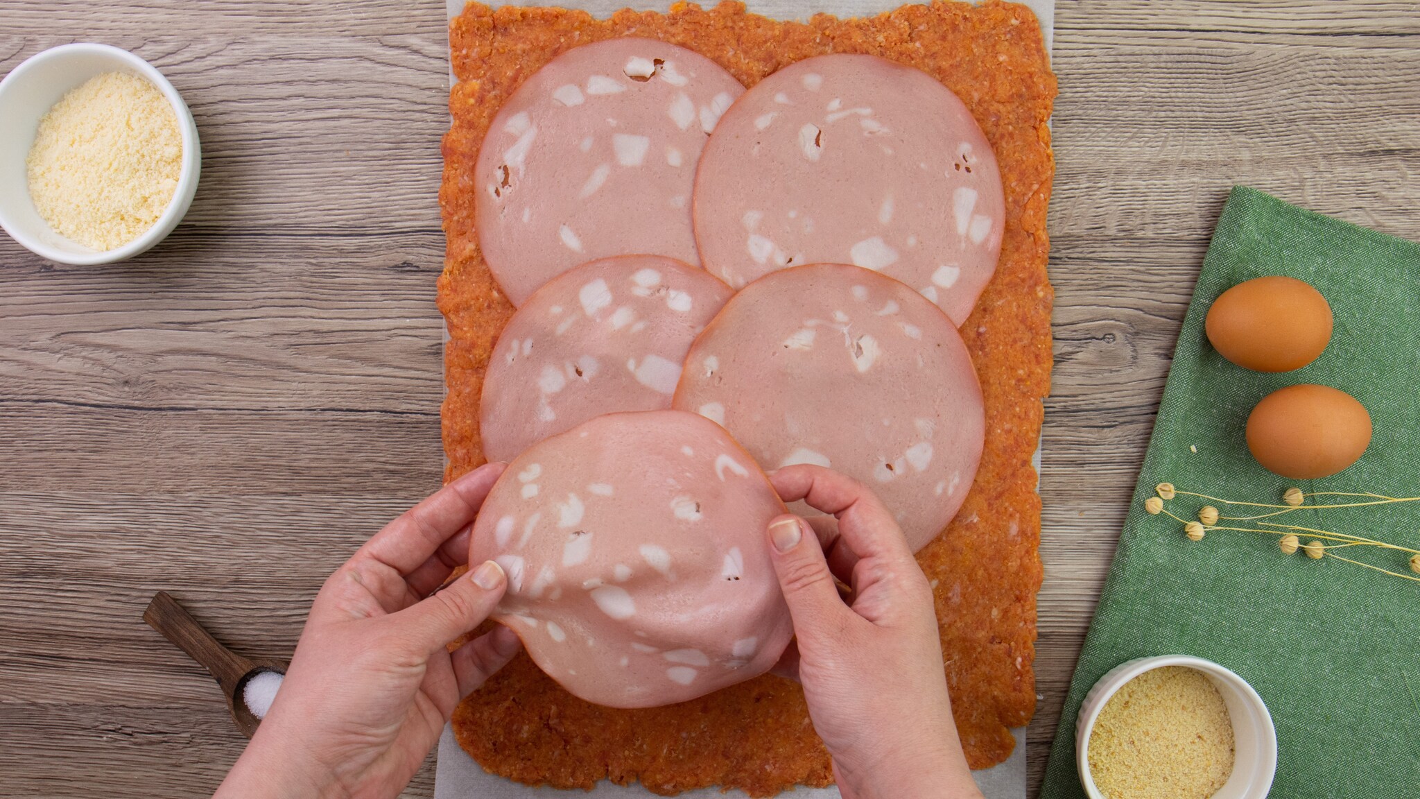 MortadellaStuffed Meatloaf Recipe