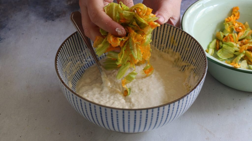 Zucchini Flower Patties Recipe