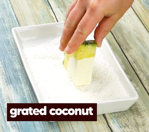 Pineapple Ice Cream Slices Recipe