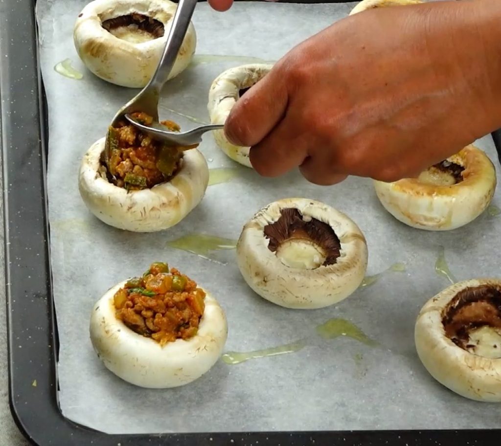 Ground Beef Stuffed Mushrooms Recipe