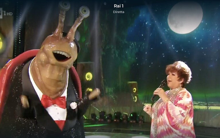 La Lumaca a Il cantante mascherato 2022