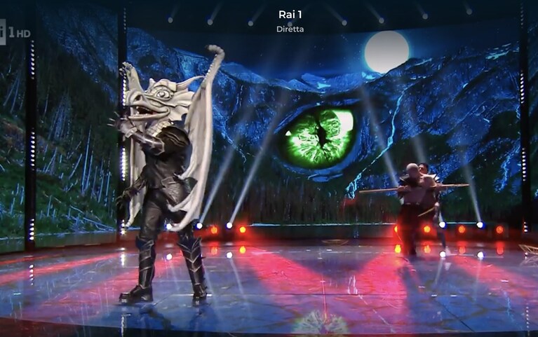 La maschera del Drago ne Il cantante mascherato 2022