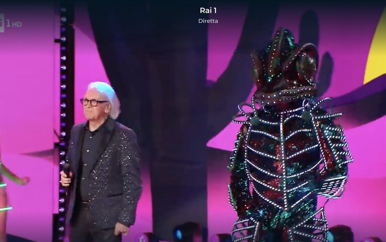Il camaleonte a Il Cantante mascherato 2022