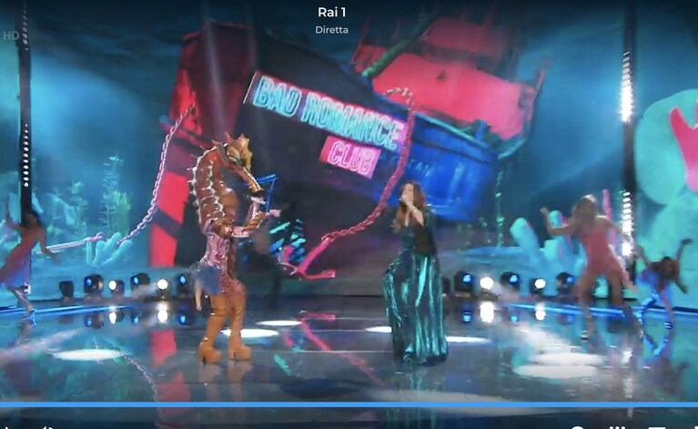 Il Cavalluccio marino a Il cantante mascherato 2022