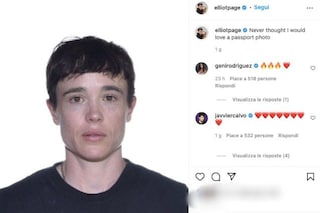Elliot Page mostra la prima foto sul passaporto dal cambio di genere: "Per la prima volta la amo"