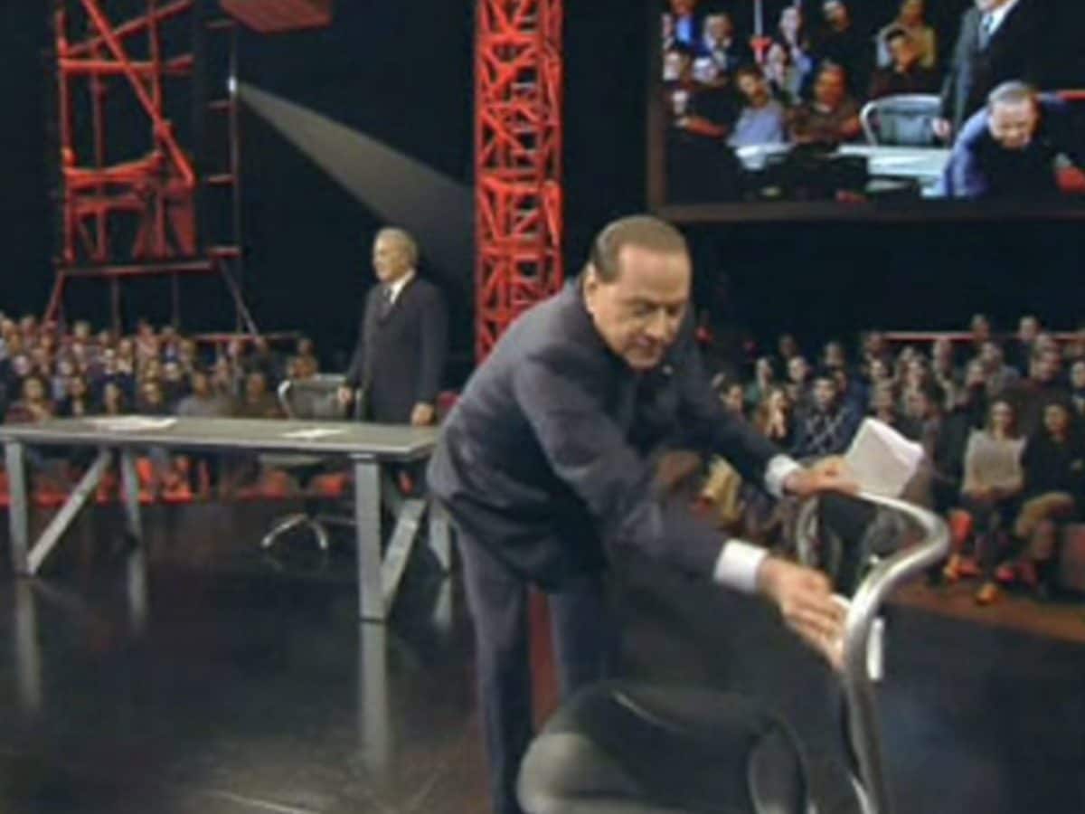 Berlusconi da Santoro, 10 anni fa l'evento che segnò la fine di un'era