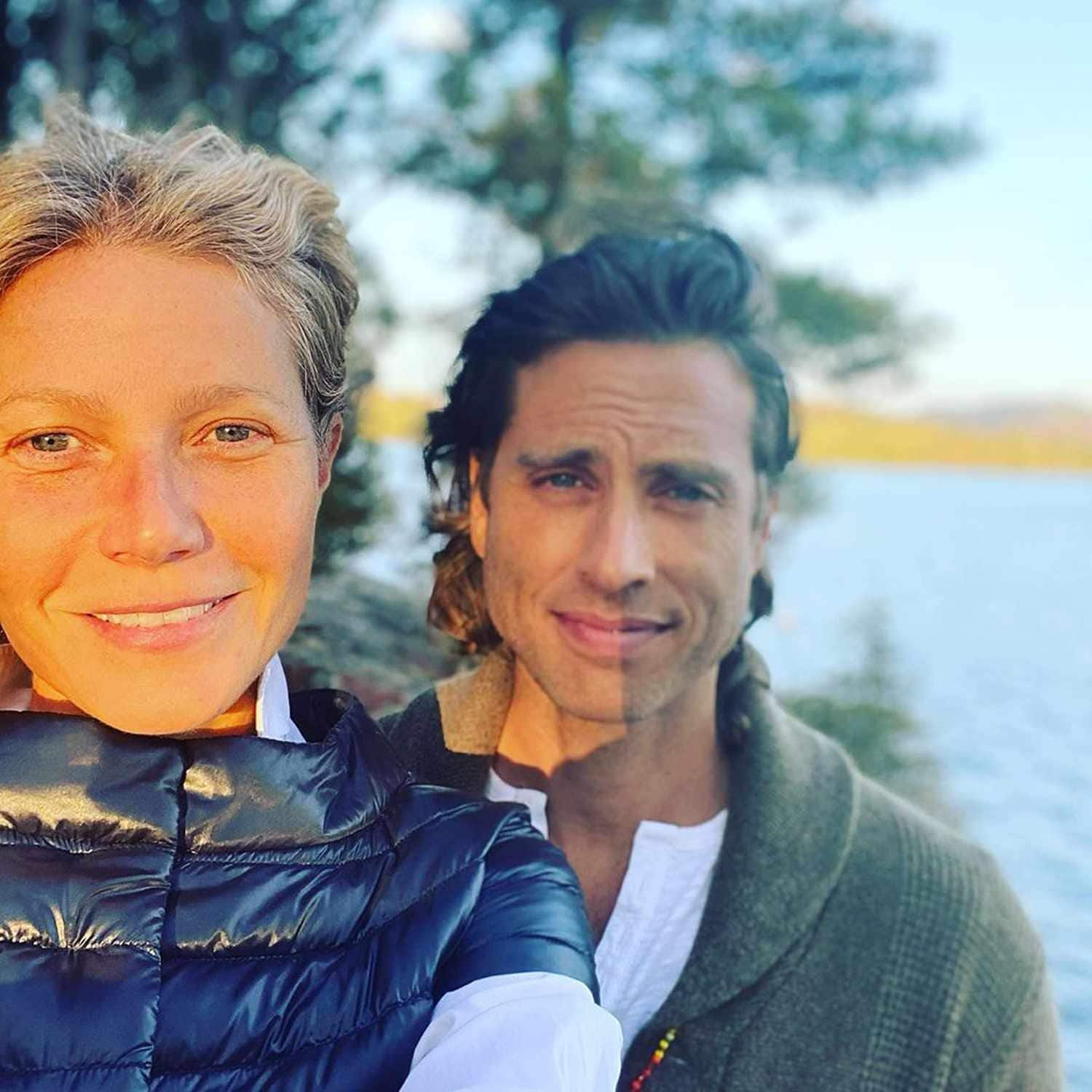 Gwyneth Paltrow e il marito Brad Falchuk