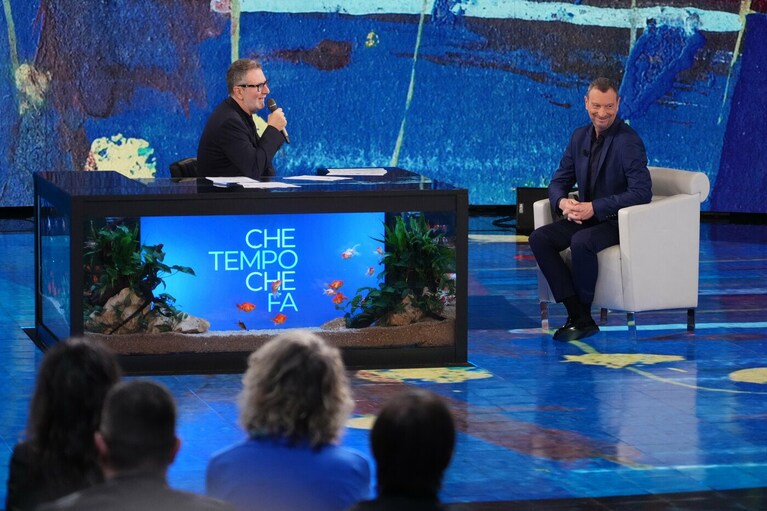 Amadeus ospite di Fabio Fazio a Che Tempo Che Fa