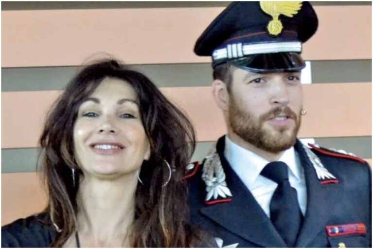 Con il marito Stefano