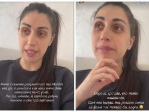 Cecilia Zagarrigo: &#8220;Avevo programmato il cesareo per una trombosi che avevo avuto. È stato un parto spettacolare&#8221;