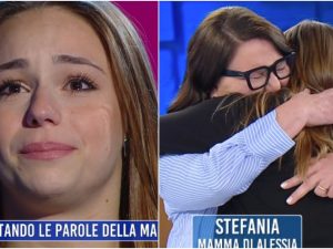 amici 24 alessia in lacrime riabbraccia la madre e la nonna ci abbiamo messo un po ma ce l abbiamo fatta
