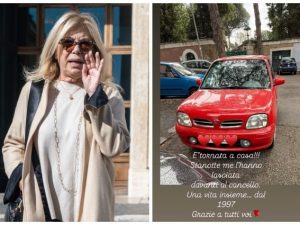 Rubano la macchina a Rita Dalla Chiesa, poi gliela restituiscono: &#8220;Me l&#8217;hanno lasciata sotto casa&#8221;