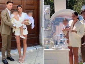 Il battesimo di Leone Sinisa, figlio di Virginia Mihajlovic: le foto della festa in masseria con parenti e amici