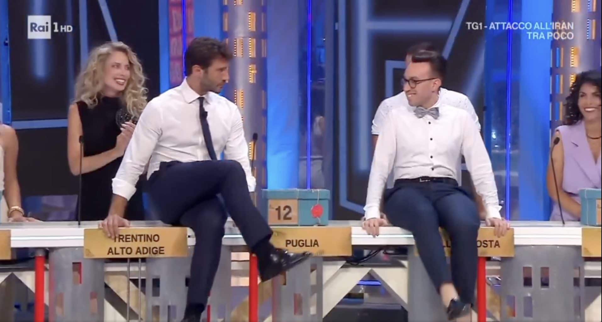 Stefano De Martino e Antonio Mansueto ad Affari Tuoi