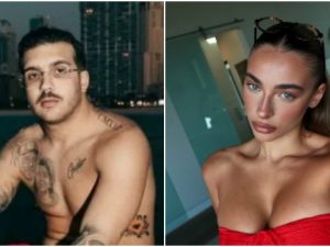 Geolier e Chiara Frattesi inseparabili, il video degli abbracci e la carezze in spiaggia a Miami