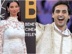 Francesca Chillemi è incinta di Eugenio Grimaldi, le foto del pancione mostrato sul red carpet: è al sesto mese