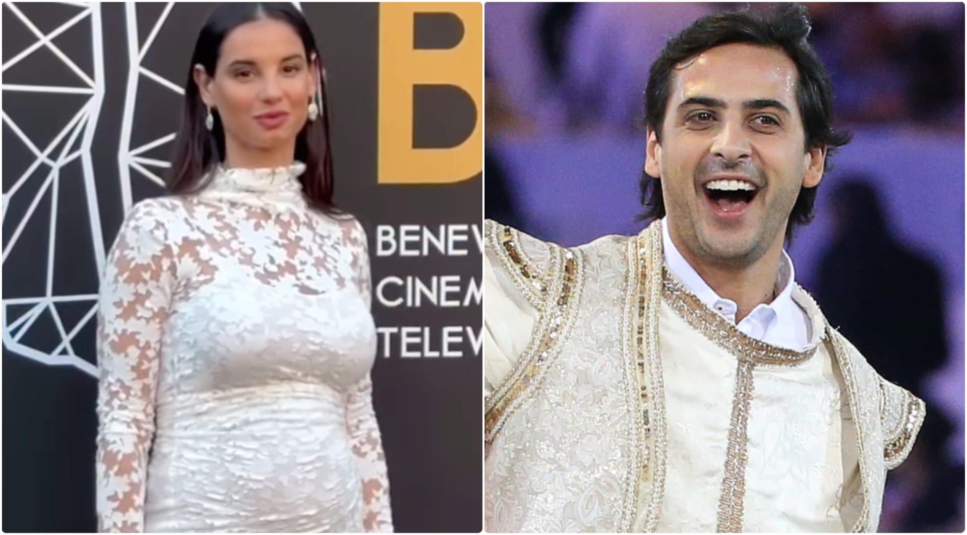 Francesca Chillemi è incinta di Eugenio Grimaldi, le foto del pancione mostrato sul red carpet: è al sesto mese