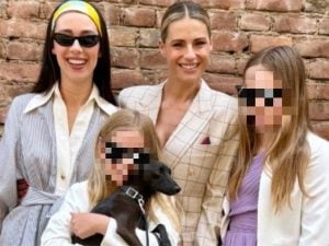Michelle Hunziker festeggia la comunione della piccola Celeste, assente l’ex marito Tomaso Trussardi