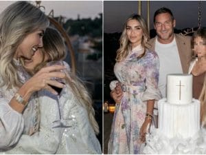 Totti alla cresima della figlia di Noemi Bocchi con Isabel, Chanel e Cristian hanno disertato l’evento