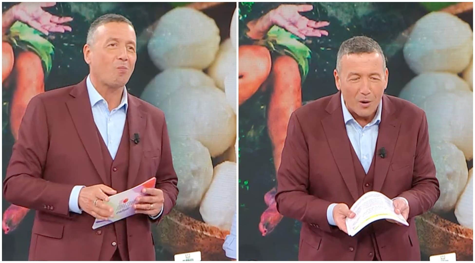 Alessandro Greco beccato con la mozzarella al rientro della pubblicità: "Non ho resistito"