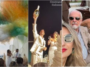 Matteo Politano ha sposato Alessandra Esposito, i video e le foto del matrimonio in Costiera Sorrentina