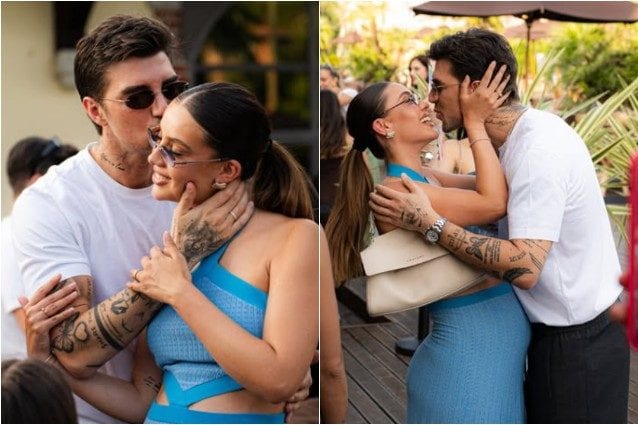 Andrea Damante organizza il baby shower a sorpresa per Elisa Visari, lei: "Non sapevo di averne bisogno"