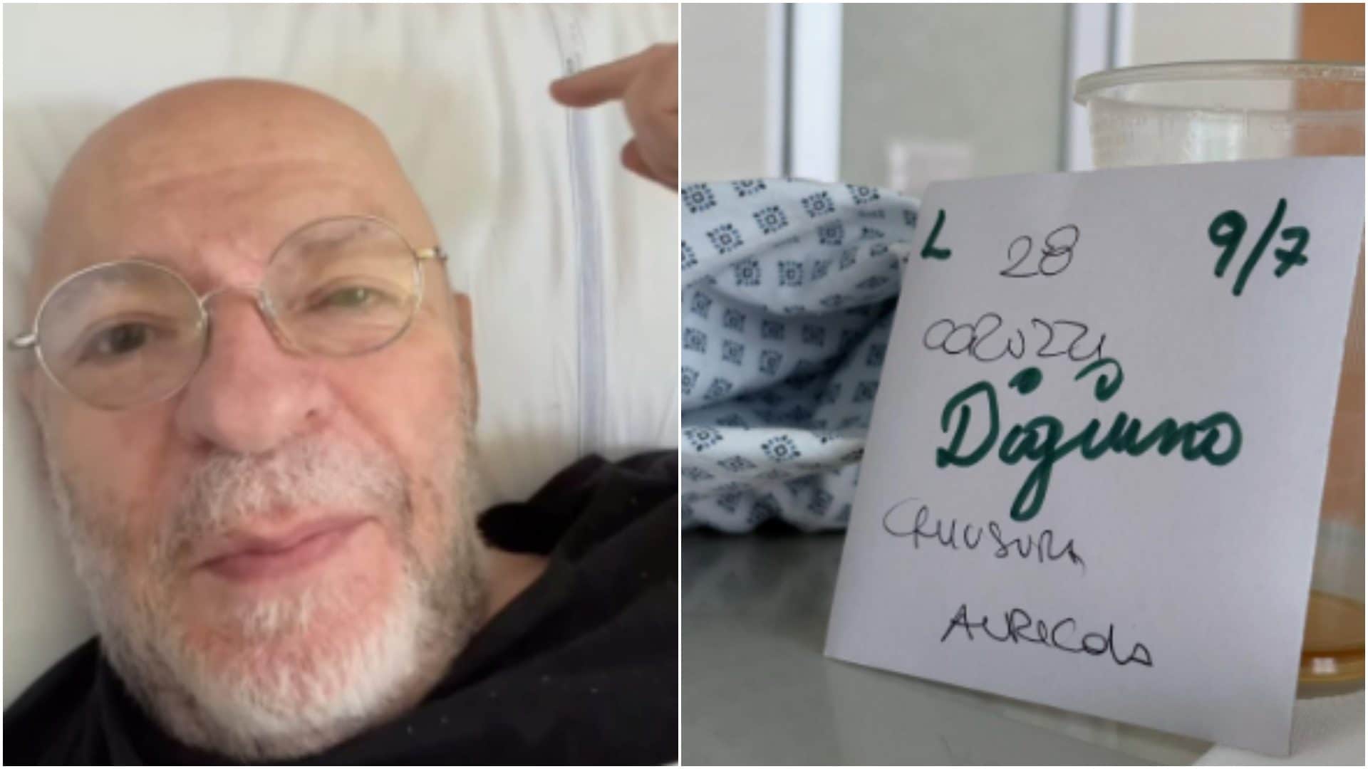 Mauro Coruzzi di nuovo ricoverato, la foto in ospedale: si sottoporrà a un intervento al cuore