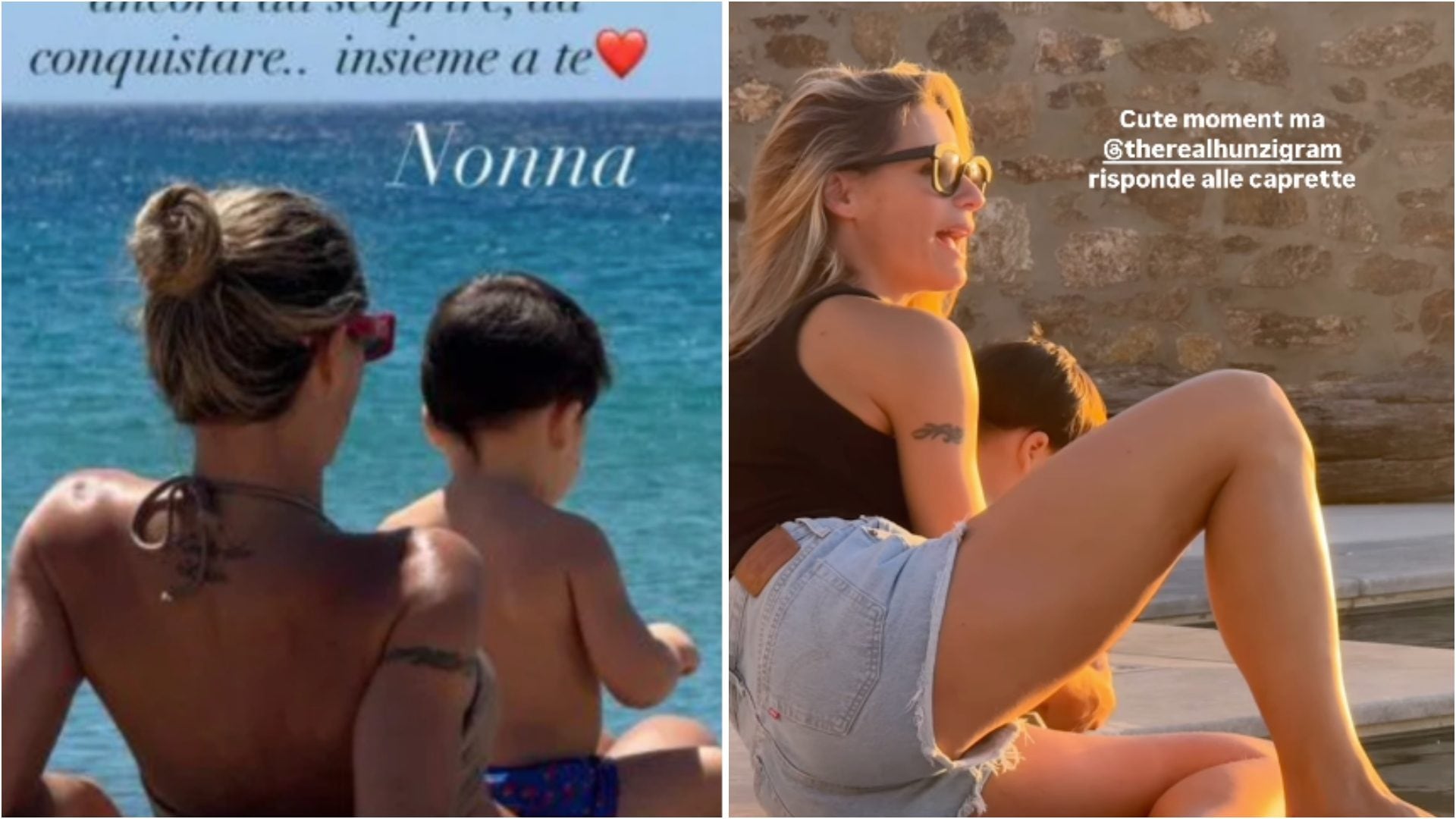 Michelle Hunziker in vacanza con la figlia Aurora, la dedica al nipotino: "In te rivedo un pezzo di strada fatta"