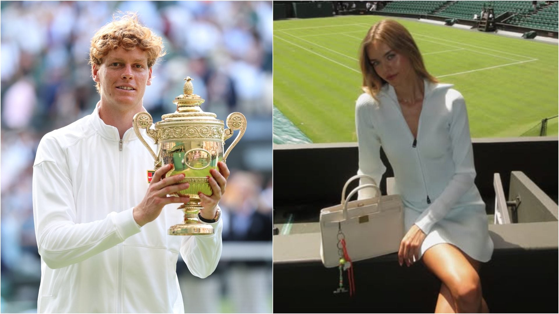 Jannik Sinner insieme a Laila Hasanovic, la presunta fuga d'amore con la modella dopo la vittoria a Wimbledon